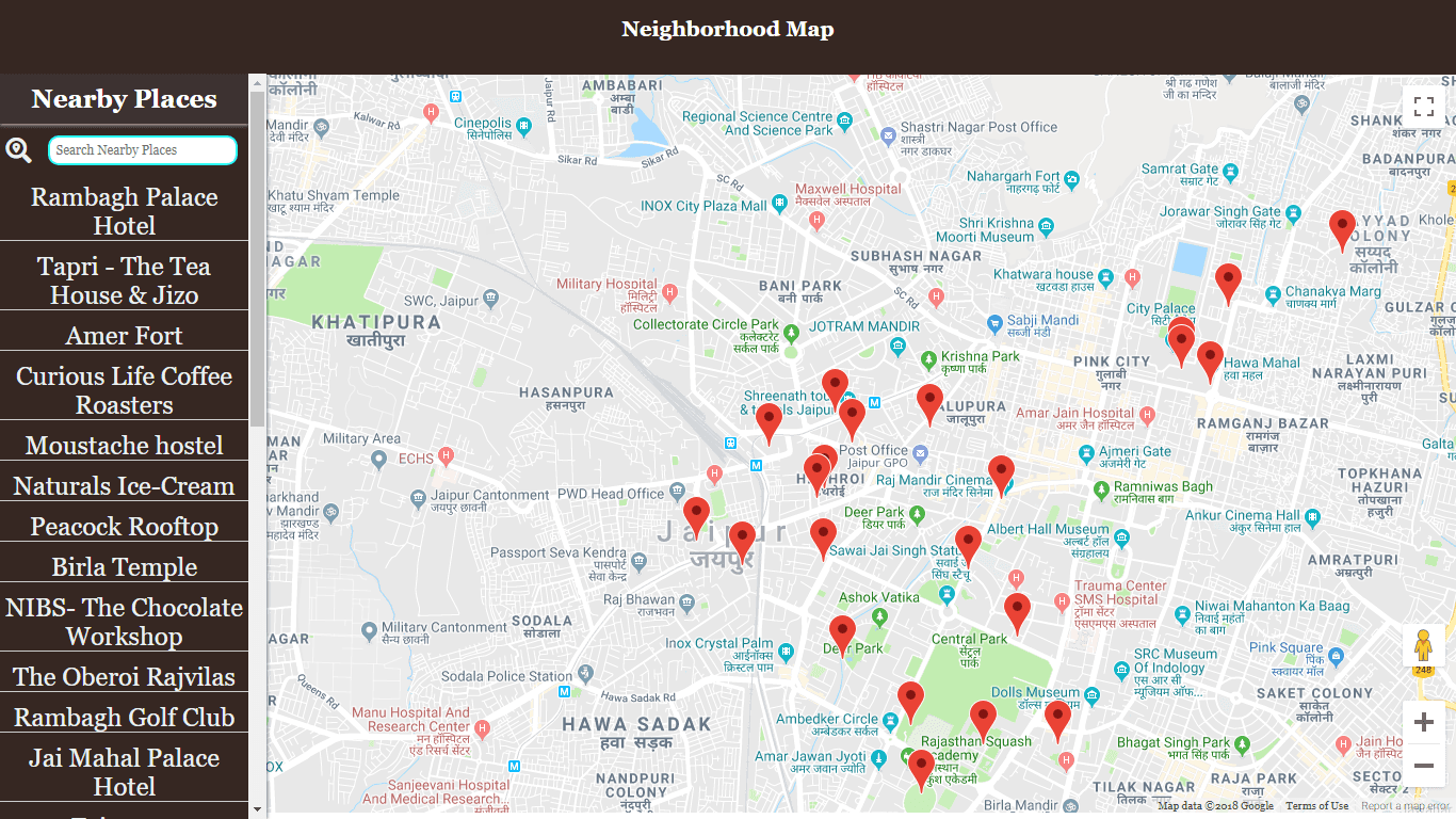 Neighborhood Map